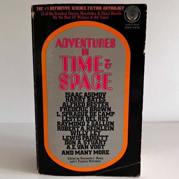1970s Adventures in Space & Time Paperback Book SciFi Anthology Asimov - Picture 1 of 6